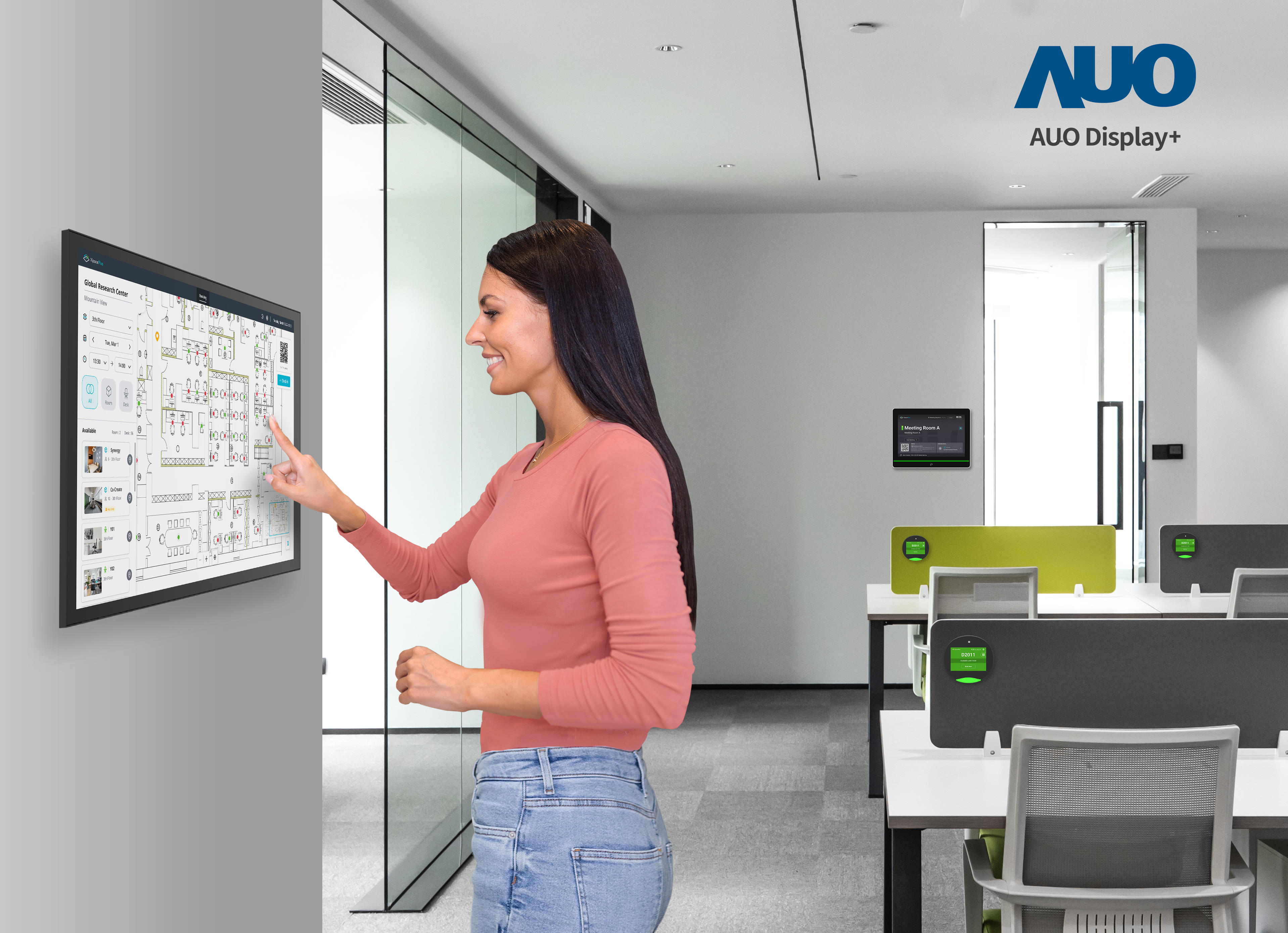 达擎会议空间管理解决方案可应用于空间预约和管理流程，将办公空间的查询、预约和保留等流程自动化，为用户提供更灵活、弹性的工作模式