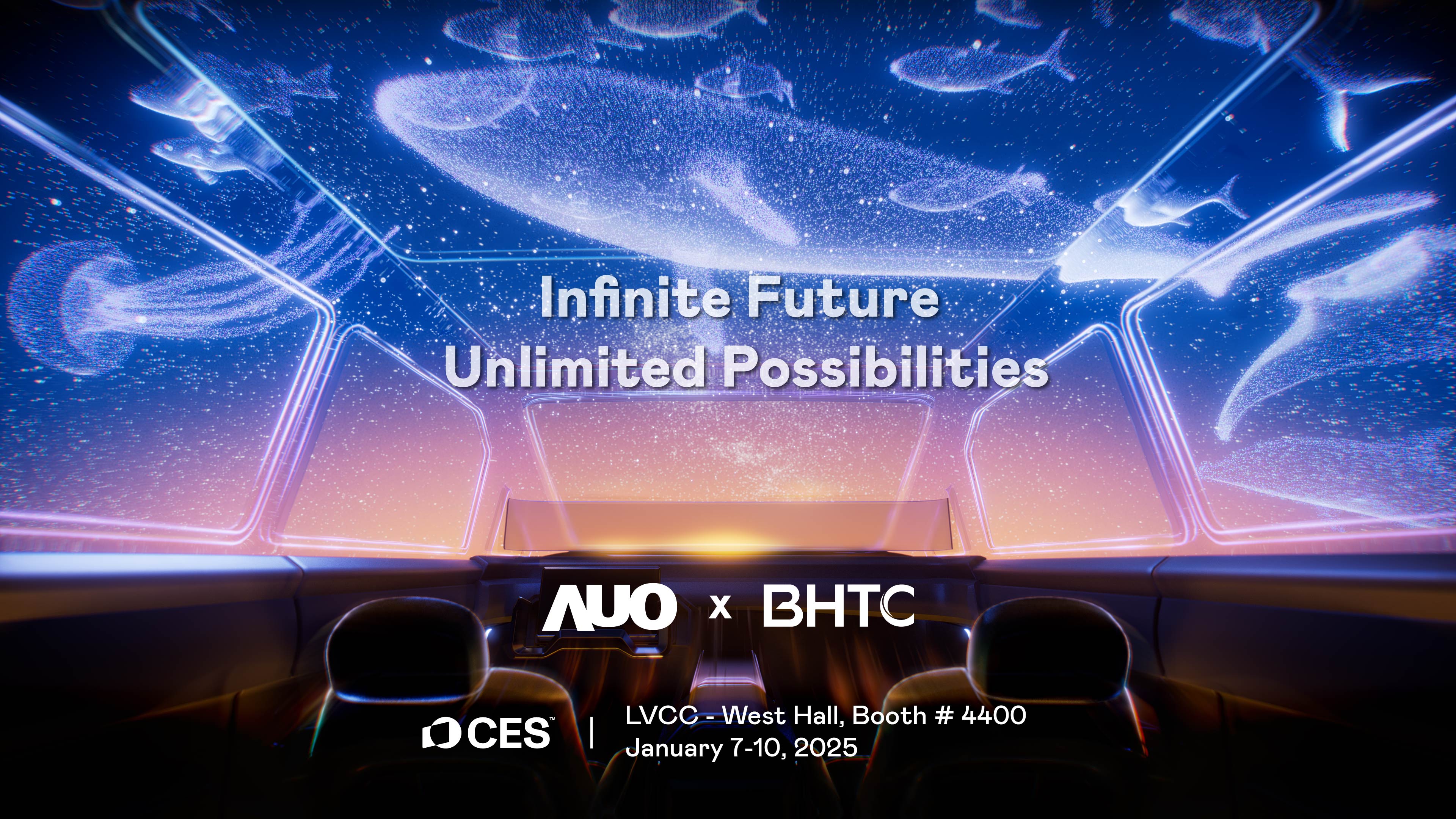 8868体育以Infinite Future, Unlimited Possibilies为主题，联合BHTC于CES 2025扩大规模展出