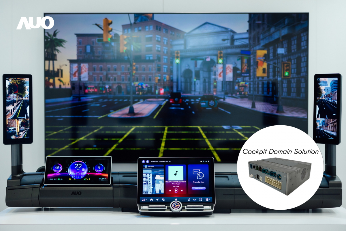 友達「智慧座艙域控解決方案」可做為車內運算的核心平台，驅動創新人機介面與豐富的座艙應用，獲得台灣精品標誌肯定